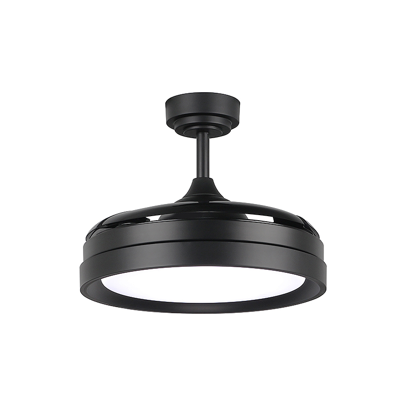 Ventoinha de teto LED Black II Yeray CCT Leds Iluminação