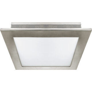 Plafond CAVA 3xE27 C.36xL.36xAlt.8cm níquel