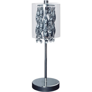 Candeeiro de mesa FAFE 1xG9 Alt.37xD.12cm cromado