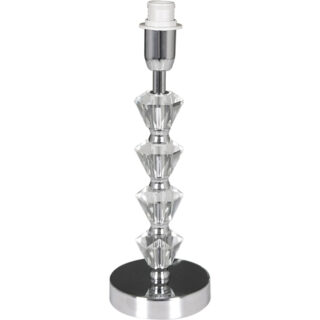 Base para candeeiro de mesa AVALON 1xE14 Alt.33xD.11cm cromado