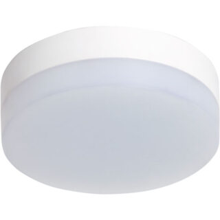Plafond BABIECA 1x24W LED 1920lm 6500K 120° Alt.5,5xD.22,5cm branco