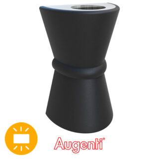 Aplique SIRIUS IP44 2xE27 C.19xL.15xAlt.30cm preto