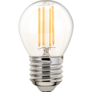 Lâmpada E27 (grosso) Esférica CLASSIC LED 4W 2700K 470lm transparente
