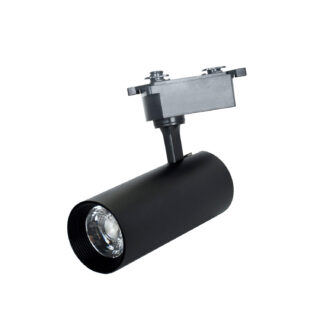 Foco para calha LINE PRO X2 (2condutores) 15W LED 1300lm 4000K 36° C.7,4xL.5xAlt20cm alumínio preto