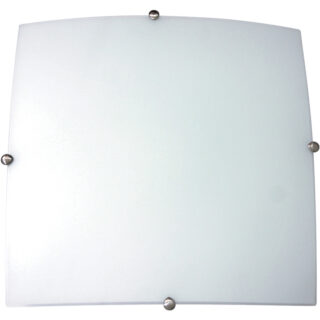 Plafond RECIFE grande 2xE27 C.40xL.40xAlt.5cm opaco