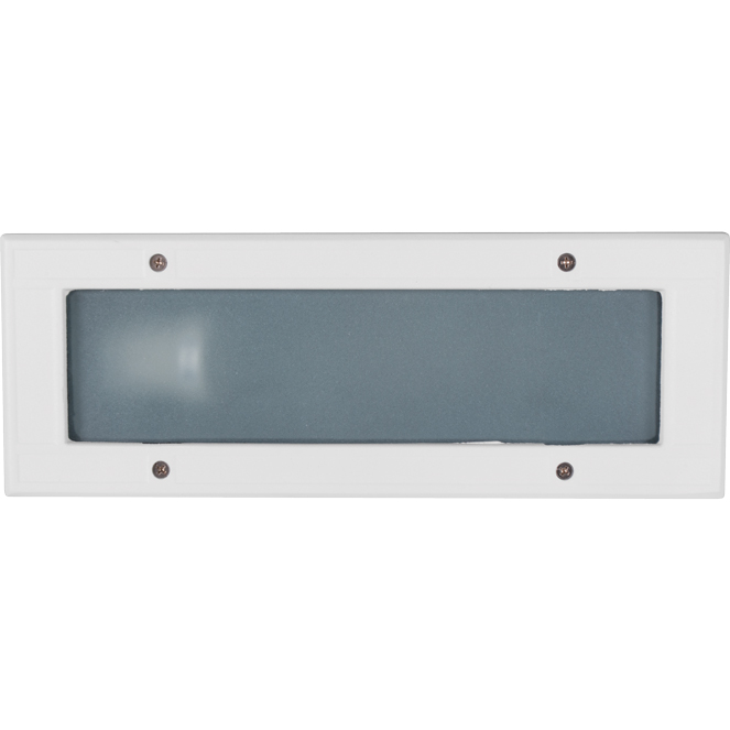 Aplique de encastrar SAGA rectangular IP54 1xE27 C.30,5xL.10xAlt.11,3cm branco