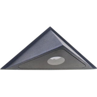 Aplique BELL IP54 1x6W LED 415lm 4000K C.25xL.11xAlt.12,5cm alumínio+vidro antracite