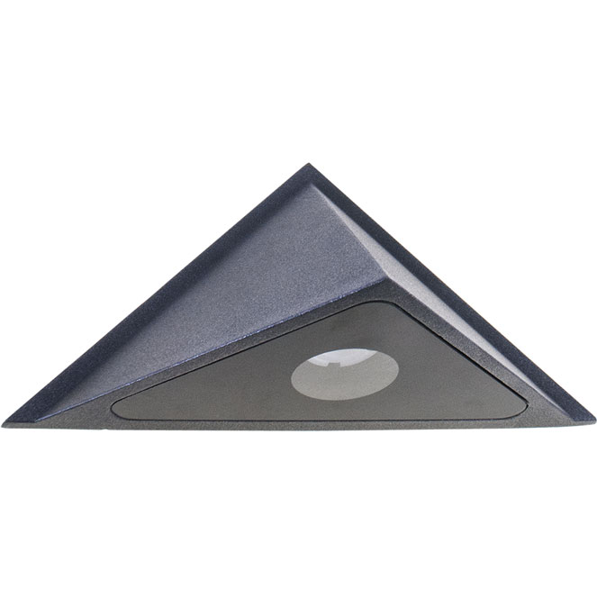 Aplique BELL IP54 1x6W LED 415lm 4000K C.25xL.11xAlt.12,5cm alumínio+vidro antracite