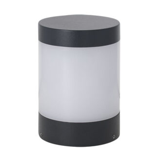 Aplique BUGIO IP54 1x7W LED 340lm 6500K Alt.14xD.10cm alumínio+PC antracite