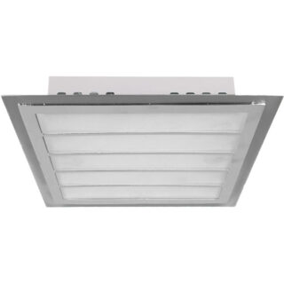 Plafond DRESDEN Quadrado 24W LED 6400K níquel