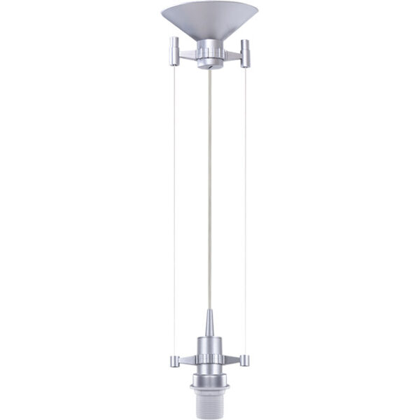 Suspensão SUSP 1xE27 Alt.Reg.xD.11,5cm Cinzento