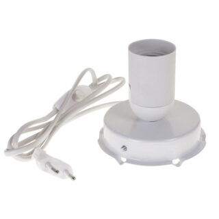 Base para candeeiro de mesa CANARIA 1xE27 Alt.9xD.9cm branco