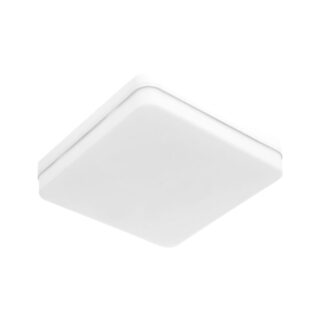 Plafond BISMUTO quadrado 1x18W LED 1620lm 4000K C.15xL.15xAlt.3,5cm branco