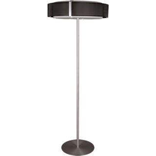 Candeeiro de pé IVONE 4xE27 Alt.171xD.65cm preto/níquel