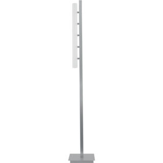 Candeeiro de pé DINA quadrado 5xG9 C.25xL.25xAlt.162cm níquel