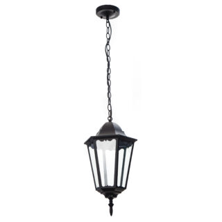 Suspensão LISA IP34 1xE27 Alt.Reg.xD.17cm preto