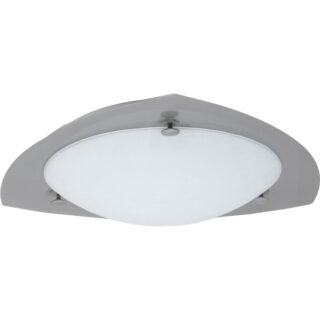 Plafond CURITIBA triagular 2xE27 Alt.7xD.38cm níquel