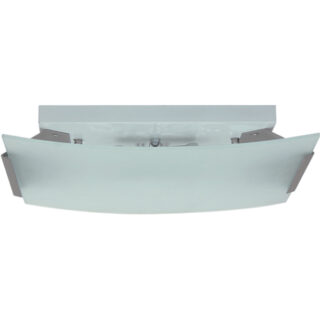 Plafond FORMOSA 2xE27 C.40xL.35xAlt.10cm níquel