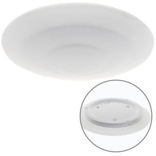 Plafond HERNER 3xE14 Alt.10xD.40cm branco