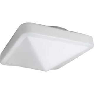 Plafond TABIRA quadrado 2xE27 C.27,5xL.27,5xAlt.15cm branco