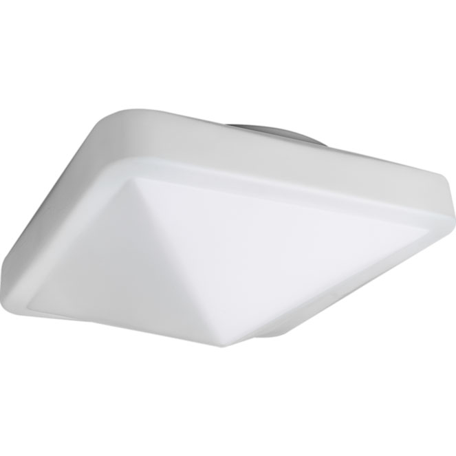 Plafond TABIRA quadrado 2xE27 C.27,5xL.27,5xAlt.15cm branco