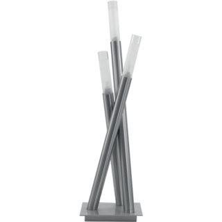 Candeeiro de mesa DINA quadrado 3xG9 C.21xL.21xAlt.70cm níquel