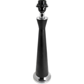 Base para candeeiro de mesa AURIGA grande 1xE27 Alt.47xD.11,5cm castanho/cromado