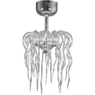 Candeeiro de tecto ERFOUD 12xG4 12V Alt.65xD.41cm cromado