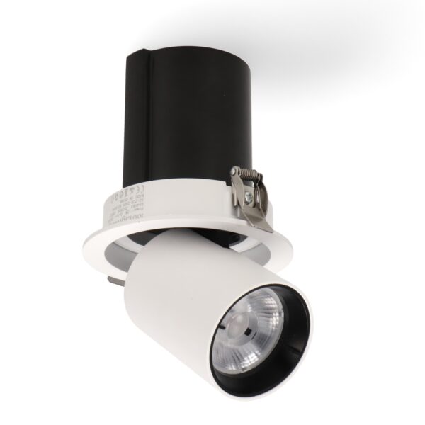 Foco LED orientável Tube Round 12W  3000K