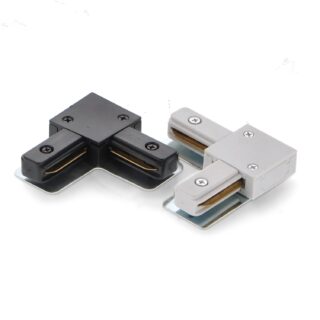 Conector em L Para Calha Monofásica Preto