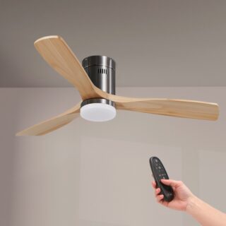 Ventoinha de Teto LED Níquel Energy CCT