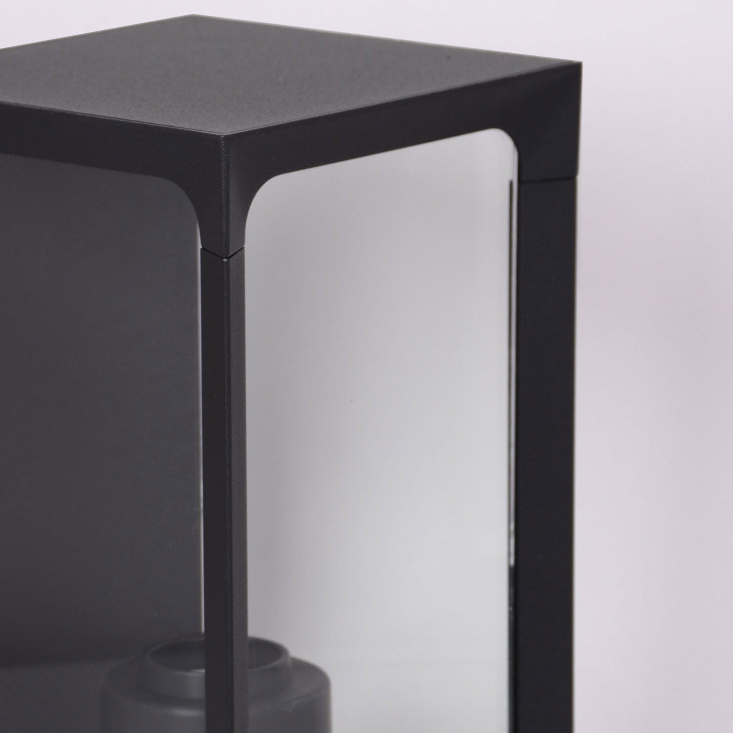 Aplique CRIZ IP44 1xE27 C.12,3xL.14xAlt.120,7cm preto - Image 3