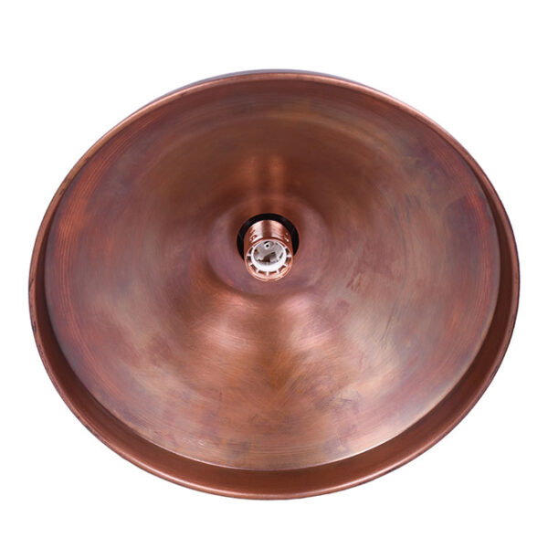 Suspensão COPPER 1xE27 Alt.Reg.xD.35cm em cobre com acabamento liso oxidado - Image 3