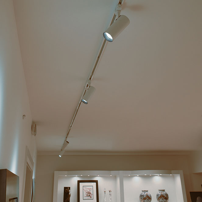 Foco para calha LINE PRO X2 (2condutores) 25W LED 2300lm 2700K 36° C.9xL.6,5xAlt23cm alumínio branco - Image 3