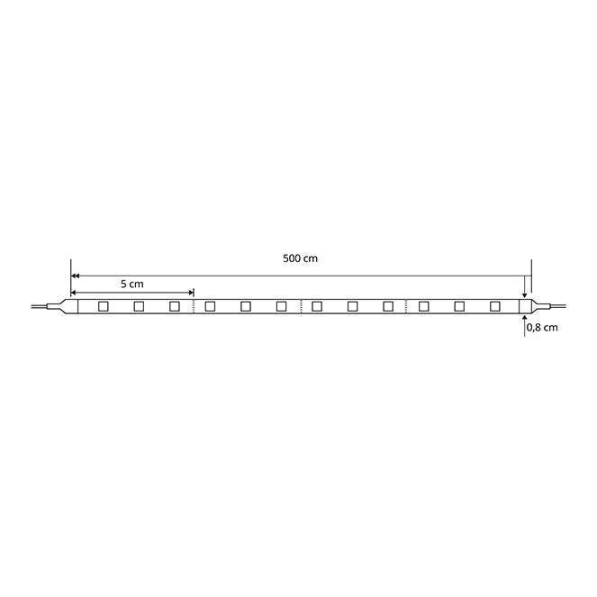 Fita LED SENSATION 24Vdc 9.6W/m 120LED/m 3000K IP20 5m/rolo - Image 3