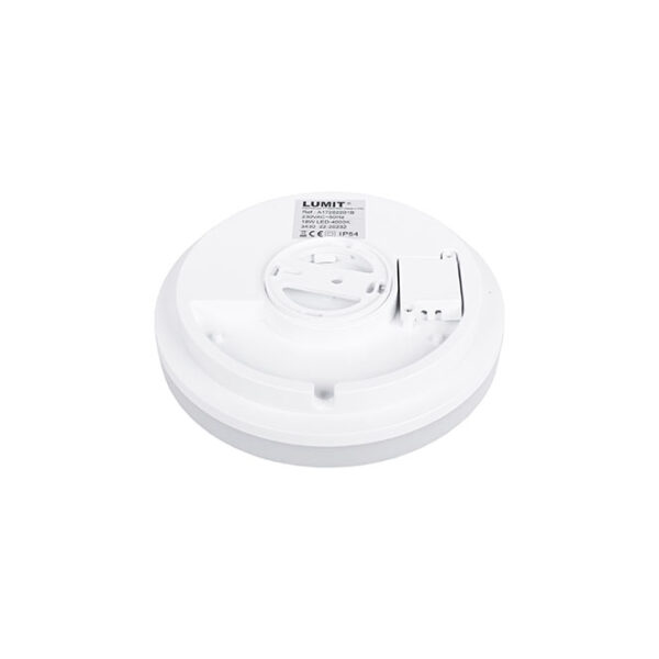 Plafond MEDINA pequeno IP54 1x18W LED 1440lm 4000K Alt.5,5xD.23cm Branco - Image 2