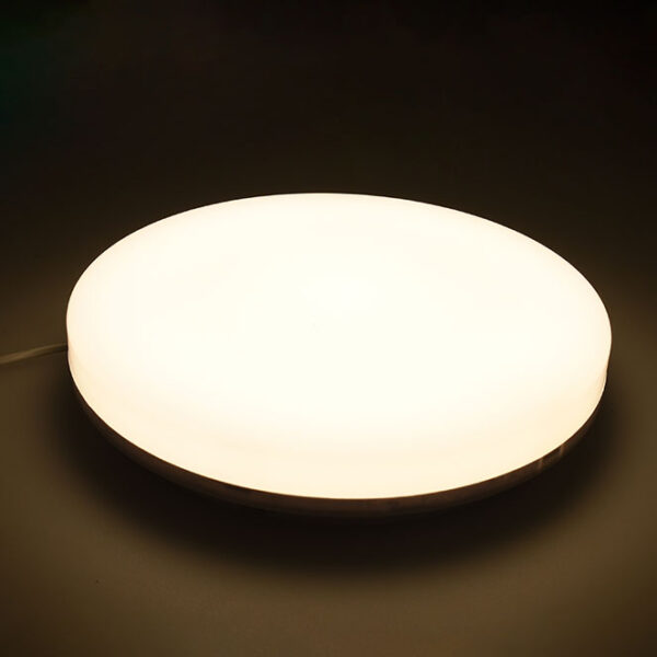 Plafond MEDINA grande IP54 1x36W LED 2880lm 4000K Alt.5,5xD.33cm Branco - Image 3