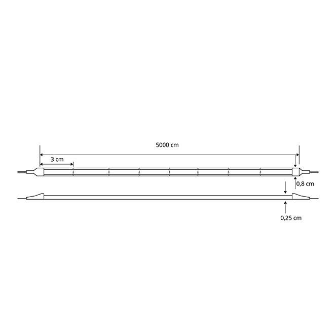 Fita LED COB 24Vdc 14W/m 512LED/m 2700K IP20 1m (múltiplos de 5m) - Image 2