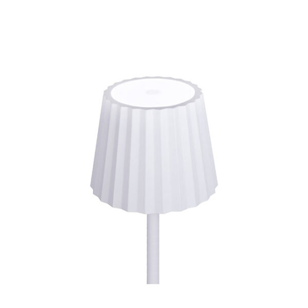 Candeeiro de mesa CLUB IP54 1x3,5W LED 300lm 3000K Alt.7,5xD.11cm branco, com cabo USB - Image 2