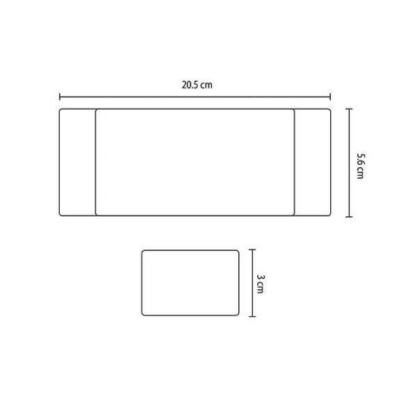 Transformador de tensão constante AC/DC (Driver) 12V 200W 20,5x5,6x3cm, em metal - Image 2