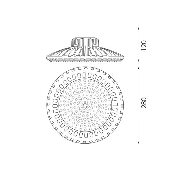 Campânula UFO LED Inspire 100W 1-10V 5700K - Image 2