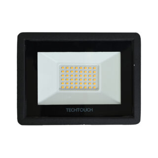 Projector X2 SUPERVISION IP65 1x30W LED 3000lm 4000K 120°C.16xL.2,8xAlt.12cm preto
