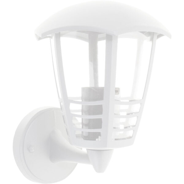 Aplique TERVA IP44 1xE27 C.19xL.20xAlt.24cm Branco