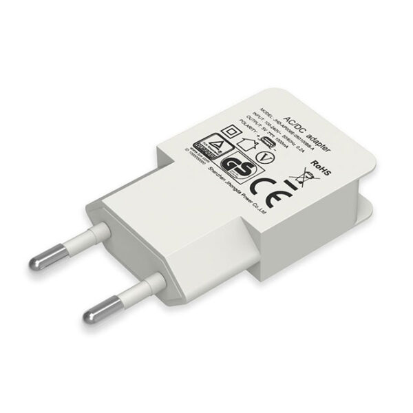 Transformador de tensão constante AC/DC 5V (driver) para LED 5W com adaptador USB, em plástico