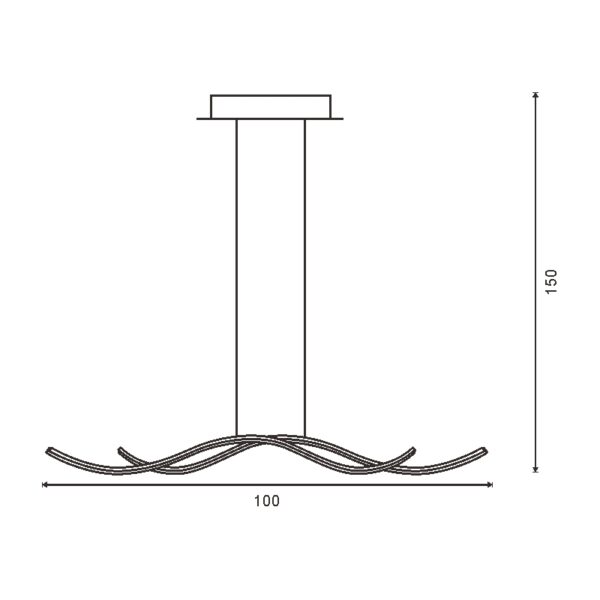 Candeeiro de Teto LED Twist 32W CCT - Image 2