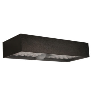 Aplique solar SANDOVAL IP65 6W LED 900lm 4000K C.23xL.7,9xAlt.4,27cm preto