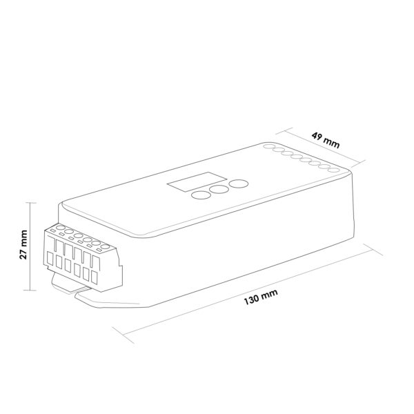 Controlador de dimmer LED Dali 5 Em 1 Dt8 Monocolor + CCT + RGB + RGBW + RGB +CCT - Image 2