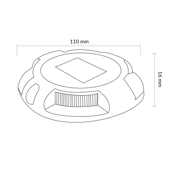 Baliza LED Solar Joaq com Espigão 6000K - Image 2