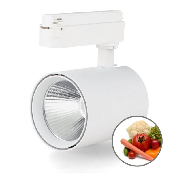 Foco LED para calha White Air 30W Monofásica No Flicker - Frutas