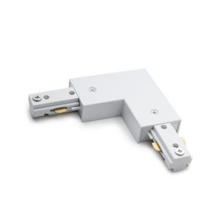 Conector en L Para Calha Bifásico Branco - DSC